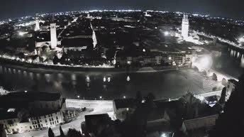 Archiv Foto Webcam Castel San Pietro - Blick auf Verona