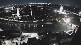 Archiv Foto Webcam Castel San Pietro - Blick auf Verona