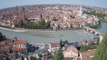 Archiv Foto Webcam Castel San Pietro - Blick auf Verona