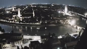 Archiv Foto Webcam Castel San Pietro - Blick auf Verona