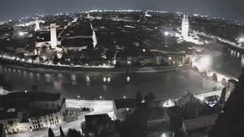 Archiv Foto Webcam Castel San Pietro - Blick auf Verona