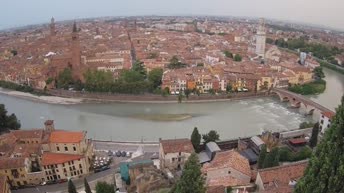 Archiv Foto Webcam Castel San Pietro - Blick auf Verona
