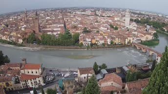 Archiv Foto Webcam Castel San Pietro - Blick auf Verona