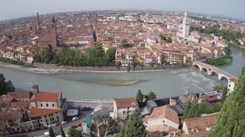 Archiv Foto Webcam Castel San Pietro - Blick auf Verona