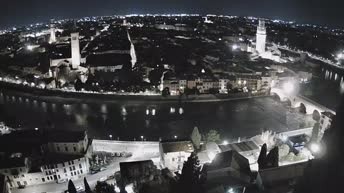 Archiv Foto Webcam Castel San Pietro - Blick auf Verona