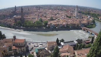 Archiv Foto Webcam Castel San Pietro - Blick auf Verona