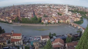 Archived image Webcam Castel San Pietro - View of Verona