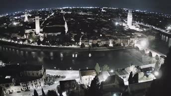 Archiv Foto Webcam Castel San Pietro - Blick auf Verona