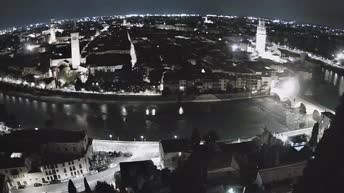 Archiv Foto Webcam Castel San Pietro - Blick auf Verona