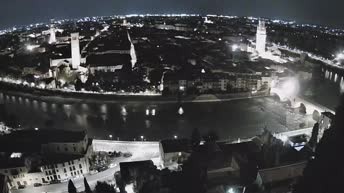 Archiv Foto Webcam Castel San Pietro - Blick auf Verona