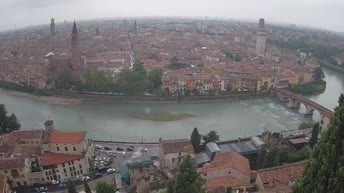 Archiv Foto Webcam Castel San Pietro - Blick auf Verona