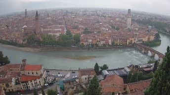 Archiv Foto Webcam Castel San Pietro - Blick auf Verona
