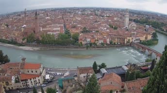 Archiv Foto Webcam Castel San Pietro - Blick auf Verona