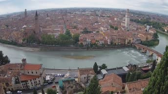 Archiv Foto Webcam Castel San Pietro - Blick auf Verona