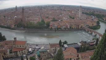 Archiv Foto Webcam Castel San Pietro - Blick auf Verona
