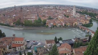 Archiv Foto Webcam Castel San Pietro - Blick auf Verona