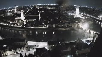 Archiv Foto Webcam Castel San Pietro - Blick auf Verona