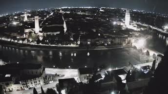 Archiv Foto Webcam Castel San Pietro - Blick auf Verona