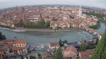 Archiv Foto Webcam Castel San Pietro - Blick auf Verona