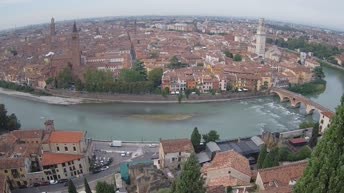 Archiv Foto Webcam Castel San Pietro - Blick auf Verona