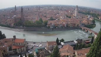 Archiv Foto Webcam Castel San Pietro - Blick auf Verona