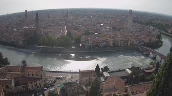 Archiv Foto Webcam Castel San Pietro - Blick auf Verona