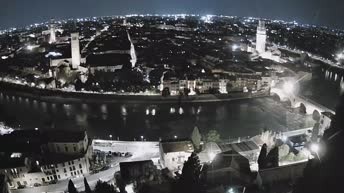 Archiv Foto Webcam Castel San Pietro - Blick auf Verona