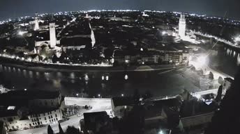 Archiv Foto Webcam Castel San Pietro - Blick auf Verona