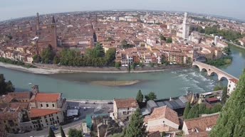 Archiv Foto Webcam Castel San Pietro - Blick auf Verona