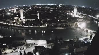 Archiv Foto Webcam Castel San Pietro - Blick auf Verona