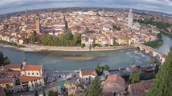 Archiv Foto Webcam Castel San Pietro - Blick auf Verona
