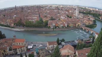 Archiv Foto Webcam Castel San Pietro - Blick auf Verona