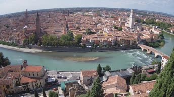 Archiv Foto Webcam Castel San Pietro - Blick auf Verona