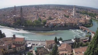 Archiv Foto Webcam Castel San Pietro - Blick auf Verona