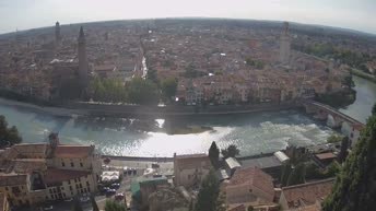 Archiv Foto Webcam Castel San Pietro - Blick auf Verona