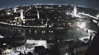 Archiv Foto Webcam Castel San Pietro - Blick auf Verona