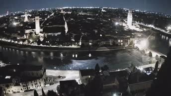 Archiv Foto Webcam Castel San Pietro - Blick auf Verona