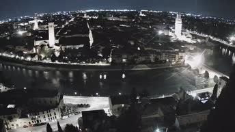 Archiv Foto Webcam Castel San Pietro - Blick auf Verona
