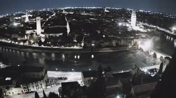 Archiv Foto Webcam Castel San Pietro - Blick auf Verona