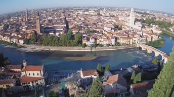 Archiv Foto Webcam Castel San Pietro - Blick auf Verona