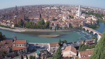 Archiv Foto Webcam Castel San Pietro - Blick auf Verona
