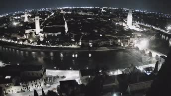 Archiv Foto Webcam Castel San Pietro - Blick auf Verona