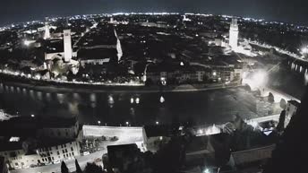 Archiv Foto Webcam Castel San Pietro - Blick auf Verona