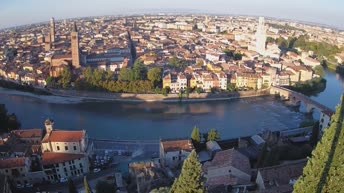 Archiv Foto Webcam Castel San Pietro - Blick auf Verona