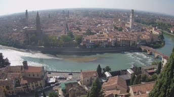Archiv Foto Webcam Castel San Pietro - Blick auf Verona
