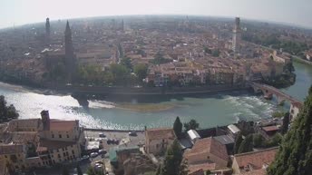 Archiv Foto Webcam Castel San Pietro - Blick auf Verona