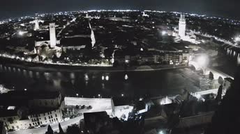 Archiv Foto Webcam Castel San Pietro - Blick auf Verona