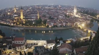 Archived image Webcam Castel San Pietro - View of Verona