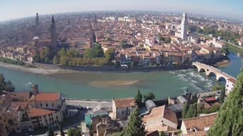 Archived image Webcam Castel San Pietro - View of Verona