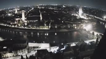 Archiv Foto Webcam Castel San Pietro - Blick auf Verona